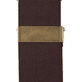 thumbnail image 4 of Buyless Fashion Suspenders for Men - 48" Adjustable Straps 1 1/4" - X Back with Metal Hooks - 5119-Brown, 4 of 7