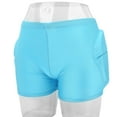 thumbnail image 1 of Protective Shorts, Comfortable Breathable Ski Hip Protector Skin Friendly  For Skating Blue,Black, 1 of 8