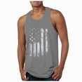 thumbnail image 3 of HCNTES Mens American Flag Tank Tops 4th of July Shirt for Mens USA Flag Clothes 1776 Sleeveless Shirts Patriotic Tee Tops(Grey,XXXL), 3 of 6