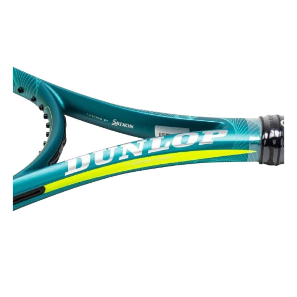 Dunlop SX 300 Tennis Racquet, Yellow and Teal/Black 4 3/8