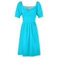 thumbnail image 4 of Robe Sans Manches Bleu Néon Robes de Soirée pour Femmes Robe Longue Robe de Soirée Élégante de Luxe Célébrité, 4 of 4