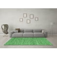 thumbnail image 3 of Ahgly Company Indoor Round Abstract Emerald Green Contemporary Area Rugs, 4' Round, 3 of 4