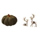 thumbnail image 1 of Cojines de calabaza de Halloween, almohada suave, estatua de ciervo y alce, figuras de resina, escultura de reno, ideal para decoración del hogar, reg, 1 of 8