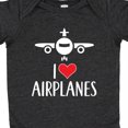 thumbnail image 4 of Inktastic Plane I Love Airplanes Boys or Girls Baby Bodysuit, 4 of 5