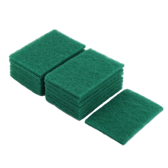 Esponja de limpieza Unique Bargains lavado verde para menaje del hogar 15 pcs