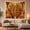 Pizza Wreath, variant on Rustic Pizza Still Life Tapestry