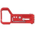 thumbnail image 4 of Telescopic Adjustment Aluminum L Bracket forILCE-7RM4 A7RIV A7R4 Mirrorless Camera, Quick Release Plate, Multiple Screw Holes, Removable Handle, Compatible with AS Interface, 4 of 8