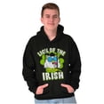 thumbnail image 5 of Luck of the Irish Clover Tootsie Owl Hoodie Sweatshirt Women Men Brisco Brands S, 5 of 6