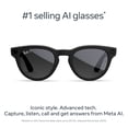 thumbnail image 3 of Ray-Ban Meta (Gen 2), Headliner, Matte Black, Polarized Gradient Graphite Lenses | Smart AI Glasses, 3 of 6