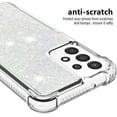 thumbnail image 4 of Slim Fit Phone Case for Samsung Galaxy A13, Glitter Liquid Quicksand Effect Silicone Soft TPU Case with Camera Lens and Screen Protection Cover for Galaxy A13 4G/5G,LSWT Colorful, 4 of 14