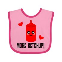 Inktastic Ketchup Lover Funny Boys or Girls Baby Bib