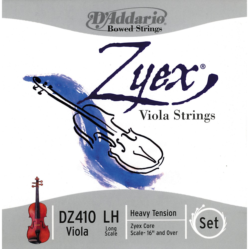 D'Addario Zyex Series Viola String Set 16+ Long Scale Heavy
