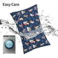 thumbnail image 6 of Cauagu Winter old man Playtime Print Pillow Covers with Envelope Closure,1PC Pillow Cases Decorative Pillow Case for Bed & Couch, Pillows Not Included-14"x20", 6 of 6