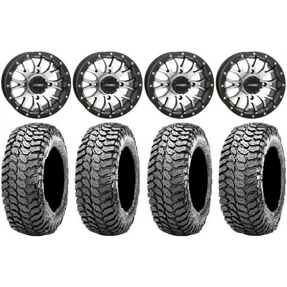 System 3 ST-3 Machined 14" Wheels 30" Liberty Tires Polaris RZR XP 1000 / PRO XP / Ranger XP 900/1000