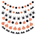 thumbnail image 2 of Adornos colgantes de Halloween, calabaza, Araña, murciélago, guirnalda de papel para fiesta de Halloween, hogar, Bar, decoración colgante, Casa Encantada, 2 of 4
