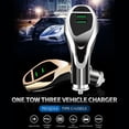 thumbnail image 1 of Cargador de vehículo K1 PD + QC4.0 Inalámbrico Puertos USB dobles Tipo-C One Tow Three Safe Cargador portátil de carga rápida para automóvil Gold yeacher estándar, 1 of 2