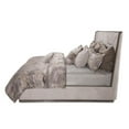 thumbnail image 4 of Michael Amini Roxbury Park Queen Multi-Panel Velvet Bed in Slate Ash, 4 of 8
