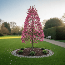 Potted Magnolia Plant, Ann Magnolia Tree Live Plant in 2.5 Inches Pot, Soft Pink Flower Shrubs for Container or Patio, Dormant