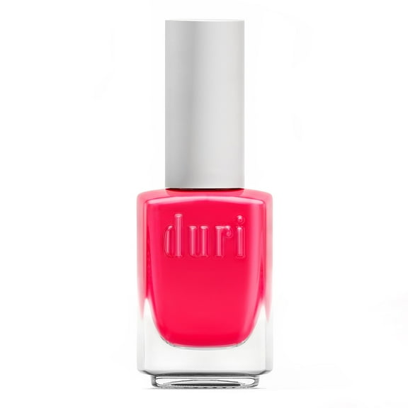 Duri Nail Enamel, 151N Poison, Neon Nail Polish, Hot Pink, Matte Finish, Easy At-Home Application, 0.45 fl. oz.