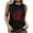 Black, variant on Qetyuw Women's 4th of July Tank Tops Plus Size Patriotic Red White and Blue Print Tshirts Elegant Sleeveless T-shirts Camisole Trendy Crew Neck Tanks Plus Size Tops for Women