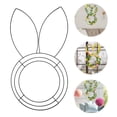 thumbnail image 4 of Hyasfey Easter Wreath Frame Rabbit Egg Carrot Shape Metal Wire Form Wire Wreath Frame for DIY Easter Wreaths Garlands Home Springtime Decor, 4 of 7