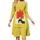 thumbnail image 1 of Vestido acampanado con nudo en forma de corazón de John Coltrane Ole Diseño de moda Vestido holgado de talla grande John Coltrane Ole Jazz, 1 of 6