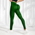 thumbnail image 2 of JJHGVB Yoga Pants Women Butt Lifting Leggings for Women Workout Leggings for Women Athletic Pants for Women Track Pants Women Dressy Pants Pull On Trousers for Women Green S, 2 of 8