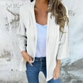 thumbnail image 2 of Kaemgyyd Lightweight Cardigan for Women Cotton Linen 3/4 Sleeve Kimono Boho Tops Casual Open Front Beach Vaction Cardigans, 2 of 7