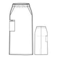 thumbnail image 3 of WonderWink WonderWORK 701-Women's Pull On Cargo Scrub Skirt, 3 of 3