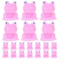 thumbnail image 3 of 20 Pcs Frog Figurines Desktop Ornament Toy Frogs Miniatures Rosy, 3 of 8