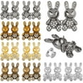 thumbnail image 1 of 10 pares, 5 colores, ajustadores de cintura para pantalones, broches de conejo para jeans, hebillas decorativas desmontables para la cintura, clips ajustables para pantalones., 1 of 7
