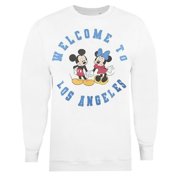 Disney - Jersey Los Angeles de Mickey & Minnie Mouse para Mujer (Blanco)