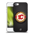 thumbnail image 1 of Head Case Designs Officially Licensed NHL Calgary Flames Puck Texture Soft Gel Case Compatible with Apple iPhone 5 / 5s / iPhone SE 2016, 1 of 7