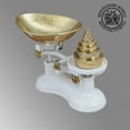 thumbnail image 2 of Renovators Supply Antique Kitchen Decor Counter Weight Scale w/Brass Bowl and Counter Weights for Decoration Purposes, 2 of 8