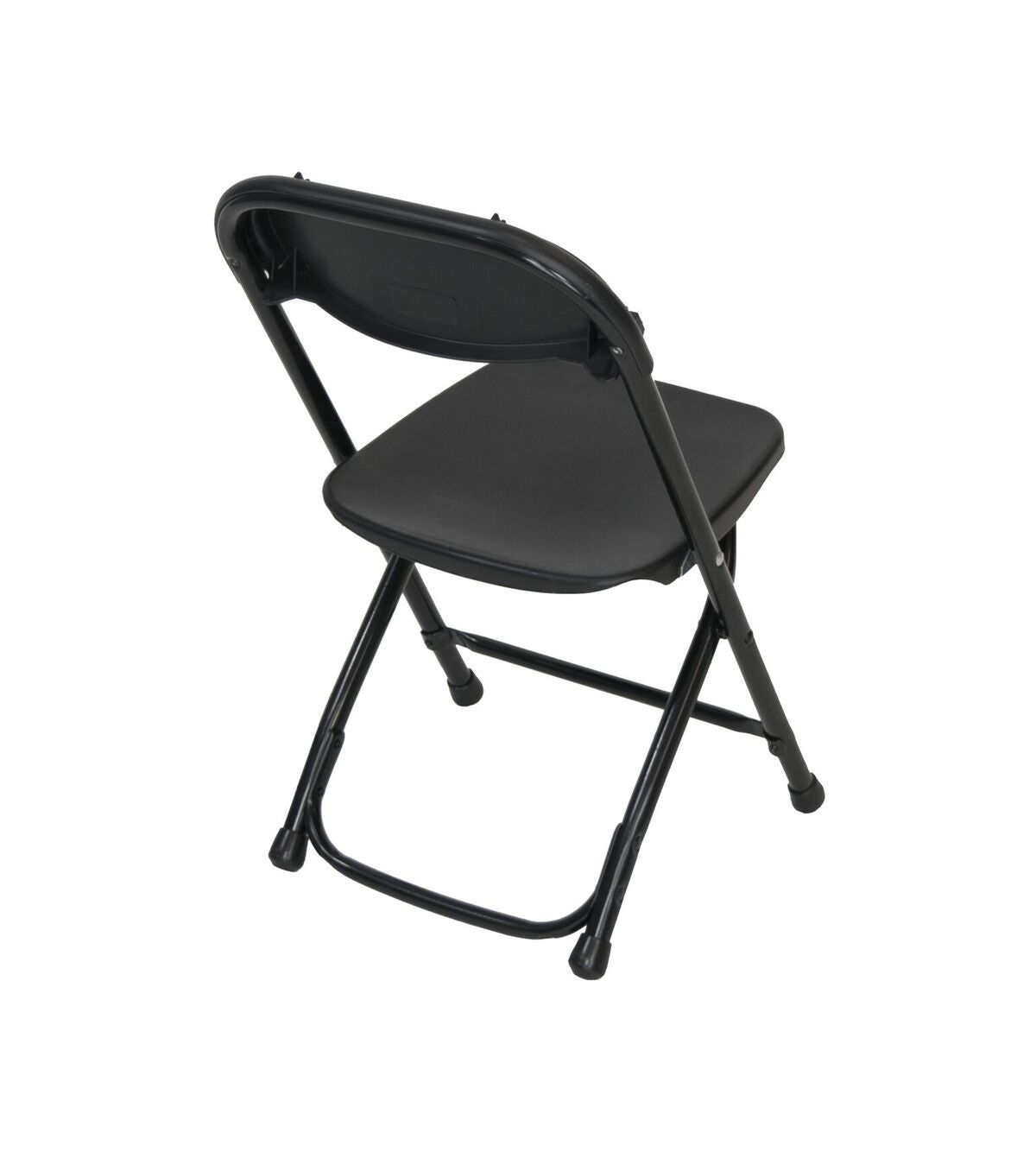 TitanPRO™ Kid's Plastic Folding Chair Black 10 Pack