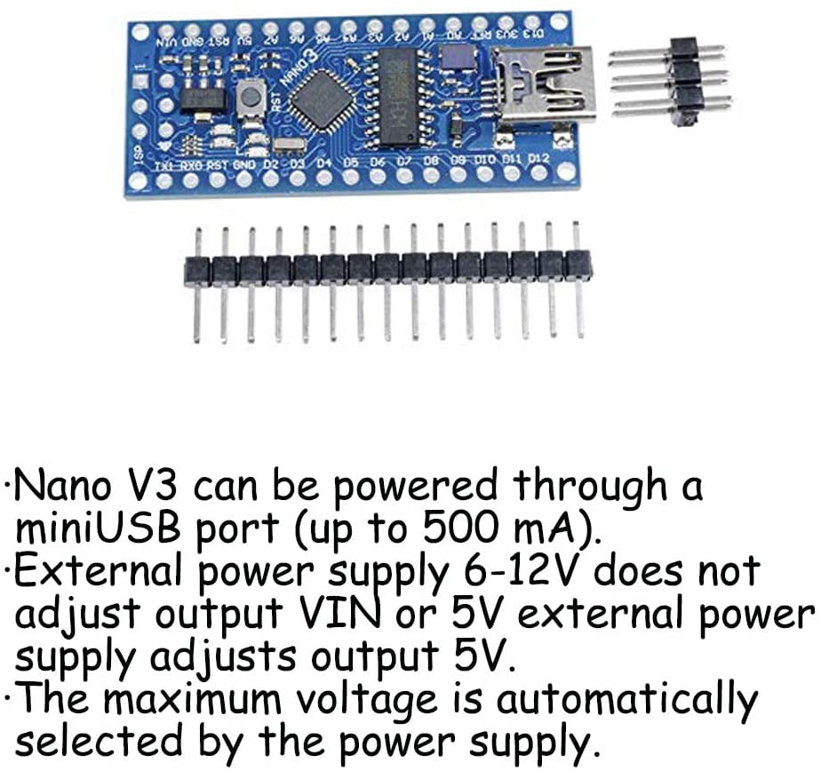 USB Nano V3.0 ATmega168 16M 5V Mini-controller CH340G For Arduino 