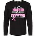 thumbnail image 3 of Inktastic My Mother is a Survivor Breast Cancer Awareness Long Sleeve T-Shirt, 3 of 5