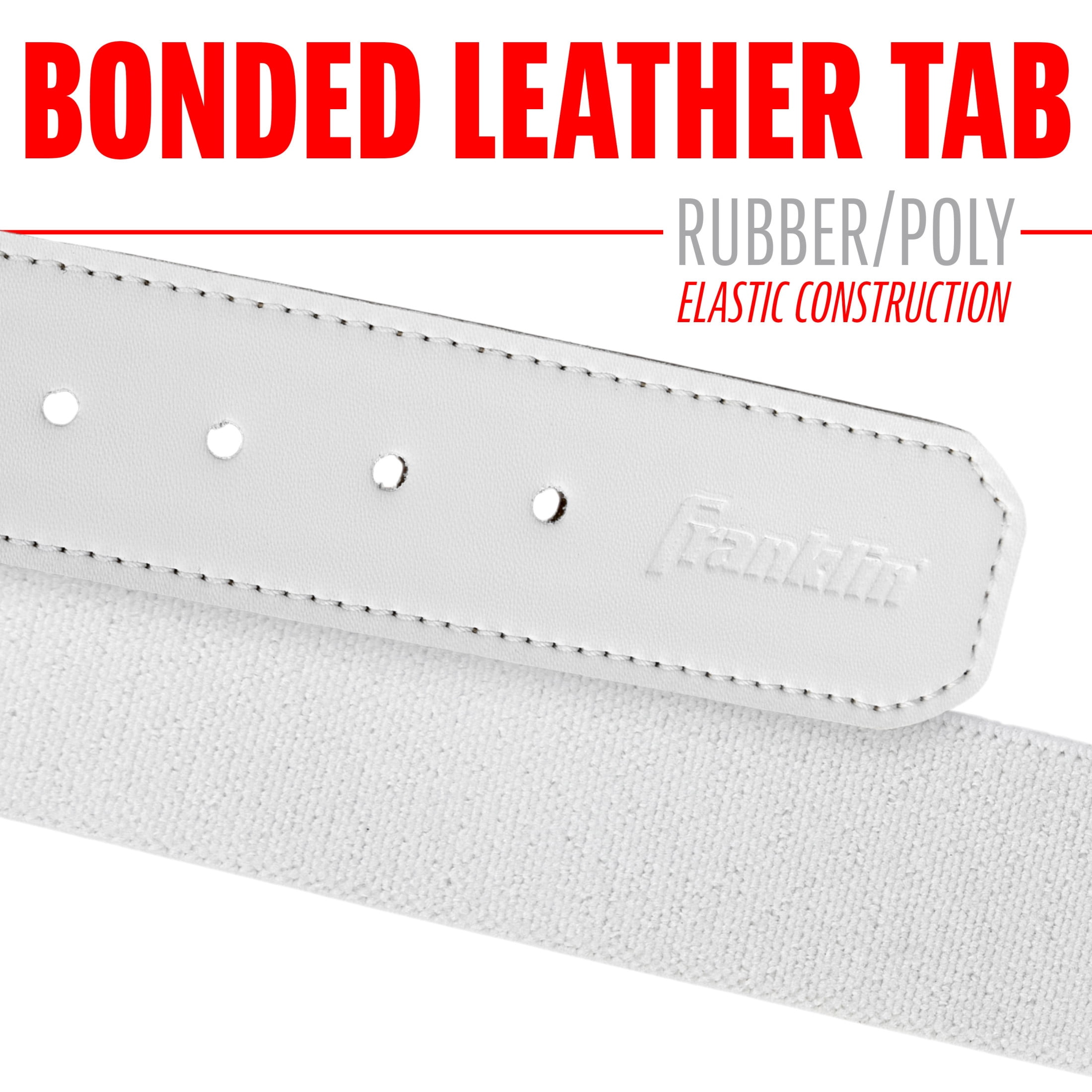 Franklin Sports MLB Adult Baseball Belt, White, One Size