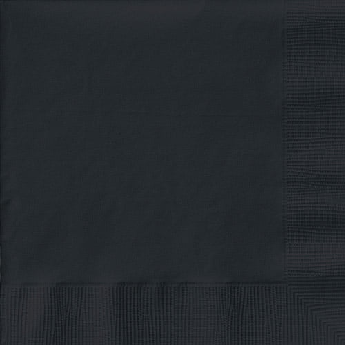 Creative Expressions Beverage Napkins 50-Pack, Black Velvet by CREATIVE CONVERTING