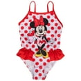 thumbnail image 1 of Disney Minnie Mouse Red Polka Dot One Piece Toddlers Swimsuit-Toddler 2T, 1 of 2