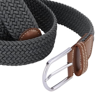 Braided Stretch Belt for Pants - Adjustable Elastic Web Belt, Unisex Amazon.com: BULLIANT Belt for Men 2Pack,Mens Gift Stretch  main image 2