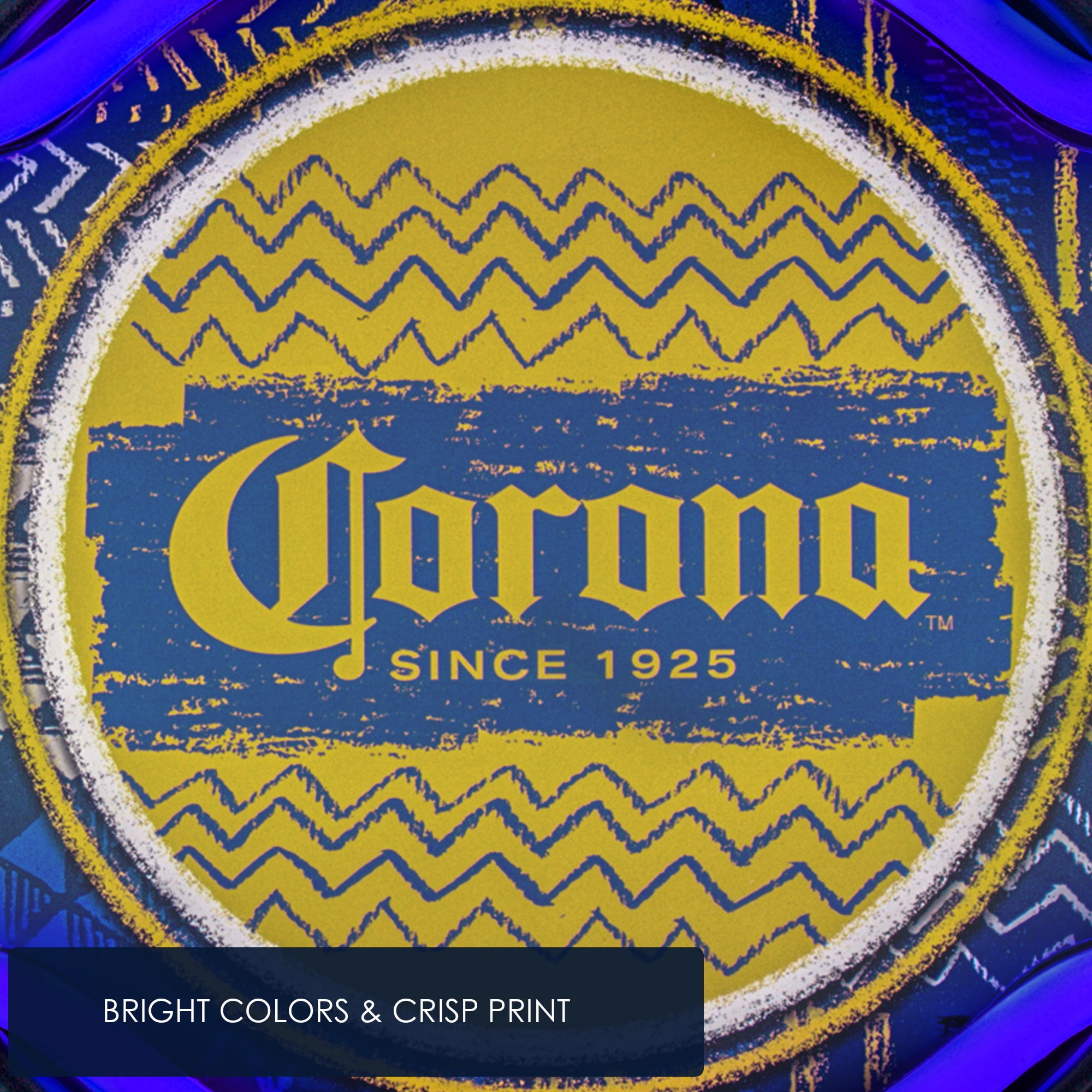 American Art Decor Corona Beer LED Neon Light Sign Wall Decor , Multi-color - 9.5" H x 17" L x 1.5" D