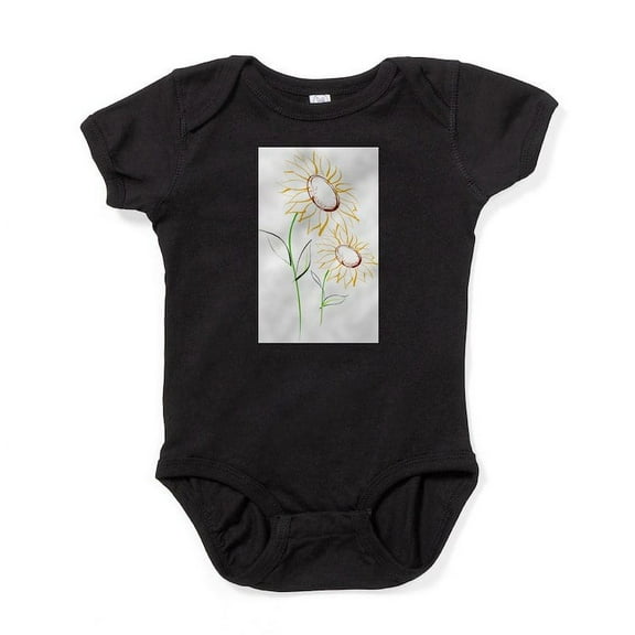 CafePress - Sunflowers2 67 - Cute Infant Bodysuit Baby Romper - Size Newborn - 24 Months