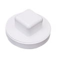thumbnail image 1 of Enchufe de limpieza de PVC NDS, conexión MPT de 3 pulgadas, blanco, 1 of 2