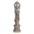 thumbnail image 4 of Golden Brass Bodhisattva Decor Living Room Bedroom Housewarming Gift 3.03X0.79X0.79In Good Fortune 1Set, 4 of 4