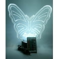 thumbnail image 5 of Butterfly Light Up Lamp LED Personalized Table Lamp, Our Newest Feature - It's Wow, with Remote, 16 Color Options, Dimmer, Free Engraved, Great Gift, 5 of 10
