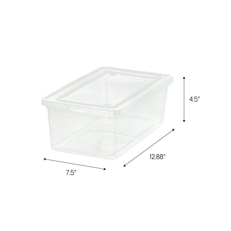 Mainstays 20 Gallon Latching Storage Container, Black Base and Lid 
