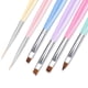 thumbnail image 3 of Nail Art Brush Acrílico Nail Brush Design Pen Set para Gel Nail Polish Painting, Nail Extension Gel Builder Gel Brush, Nail Liner Brush y Nail Spot Pen DIY Nail Art Adepaton CPB-DE-LYY335, 3 of 5