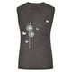 thumbnail image 5 of Tops casuales de verano sin mangas para mujer Tops de chaleco sin mangas con estampado de cuello redondo Pompotops  lopia996995, 5 of 7