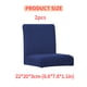 thumbnail image 5 of Naiovety Paquete de 2 fundas para sillas de oficina a cuadros, funda protectora elástica resistente al desgaste, muebles de oficina para las cuatro Decoración del hogar Azul Naiovety HA012491-01, 5 of 5